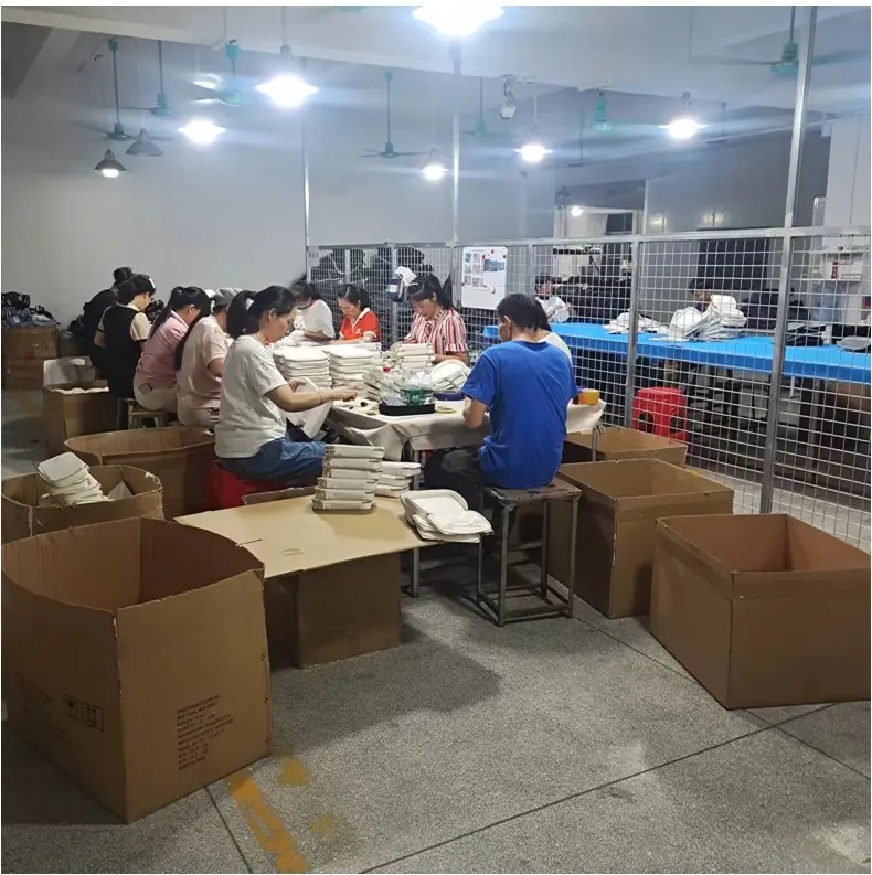Changrong bag finishing and packing workshop