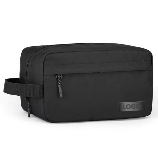 Polyester toiletry constructions bag reference